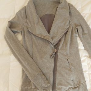 Lululemon Bhakti Yoga Jacket Asymmetrical Double Zip Up